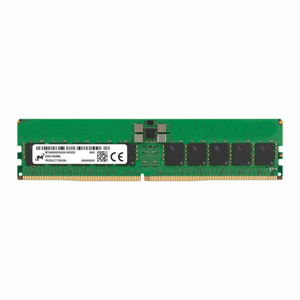 Micron 32GB 4800MHz ECC Registered 2Rx8 DDR5 Server Memory